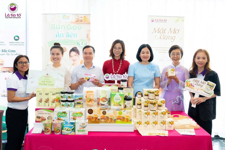 Gian hàng sản phẩm Lá Tía Tô